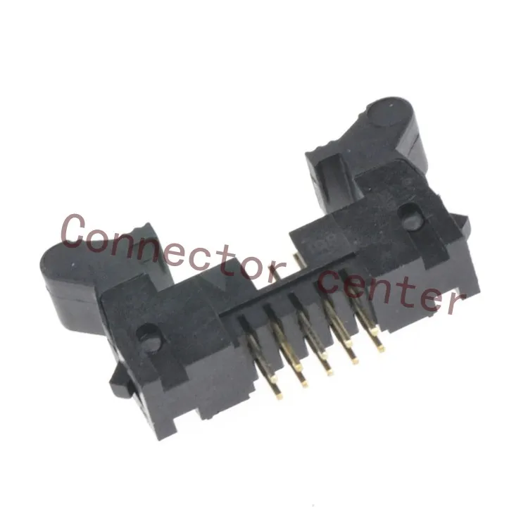 Shrouded Idc Ejector Header Ide Connector 2.0mm Pitch 10pin Gold