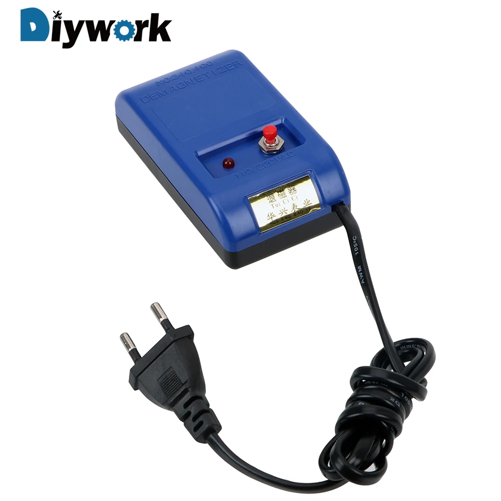

DIYWORK Correct Watch Time 110V-220V EU/US plug Mechanical Watch Degaussing Device Watch Repair Tools Demagnetizer