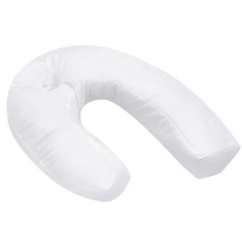 

U Shape Cotton Pillow Side Sleeper Pillows Neck & Back Pillow Hold Neck Spine Protection Memory Foam Cotton Pillow Health Care