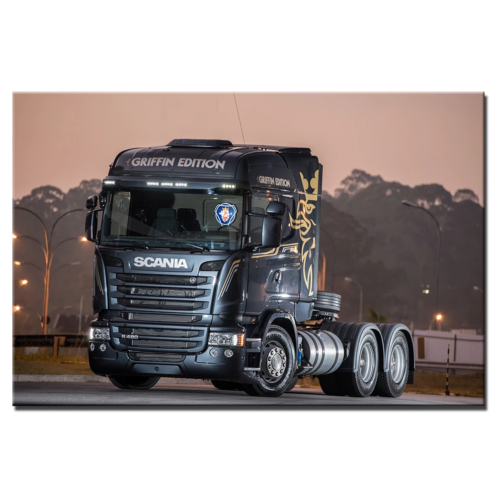 Scania R480 грузовик плакат холст картины настенные художественные принты для гостиной домашний декор современные картины A85