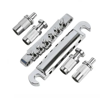 

Guitar Bridge Locking Roller Tune-O-Matic Bridge And Tailpiece black Set For LP Electric Guitar