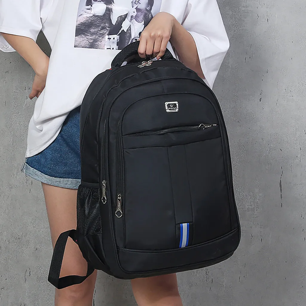 Aelicy, Большой Вместительный рюкзак для ноутбука, мужской водонепроницаемый рюкзак для путешествий, женский рюкзак, мужской черный школьный рюкзак из Оксфорда, Mochila