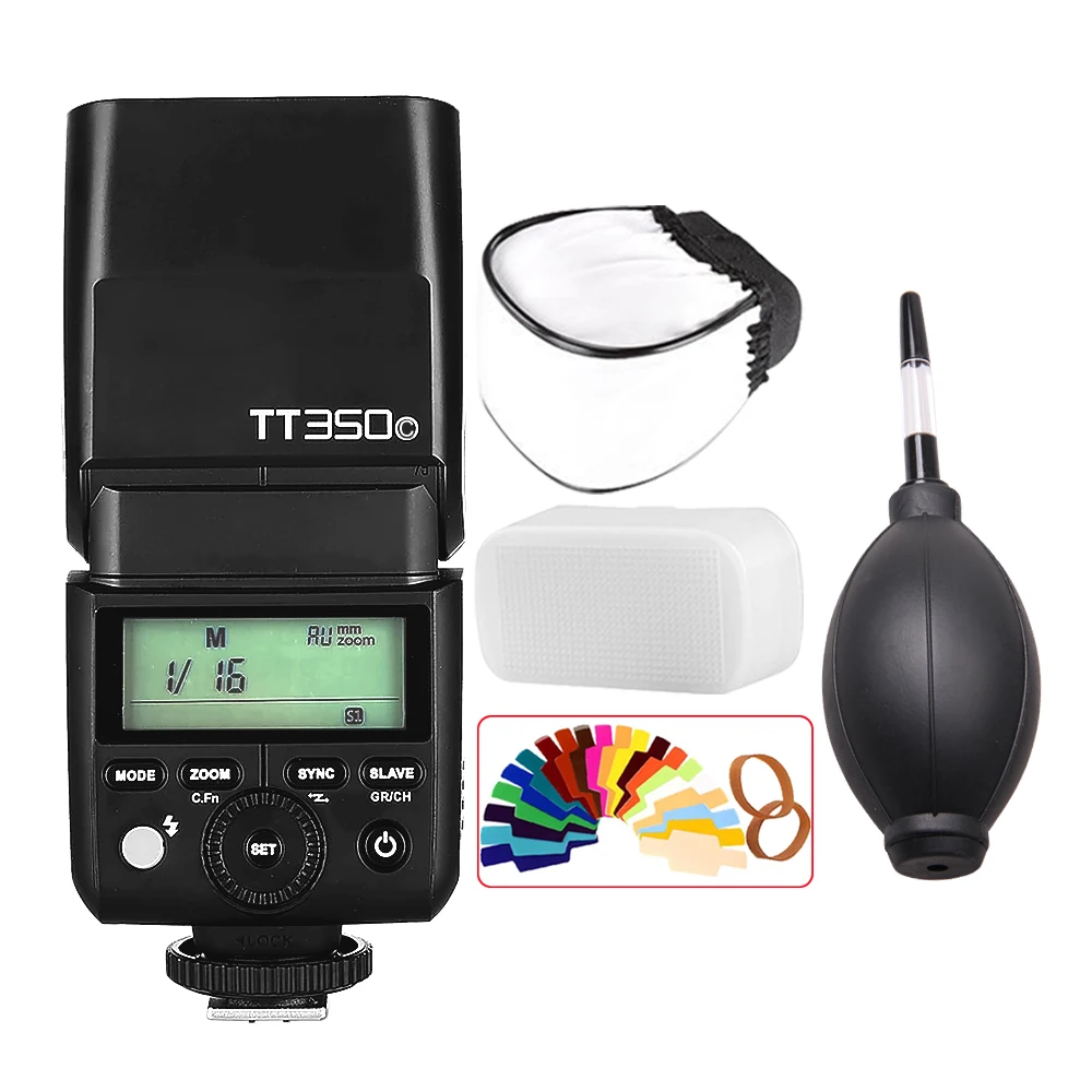 GODOX Flash TT350 Мини Вспышка светильник 2,4G беспроводной HSS TLL 1/8000s Speedlite для Canon Nikon sony Fuji Olympus Panasonic Pentax - Цвет: For Canon