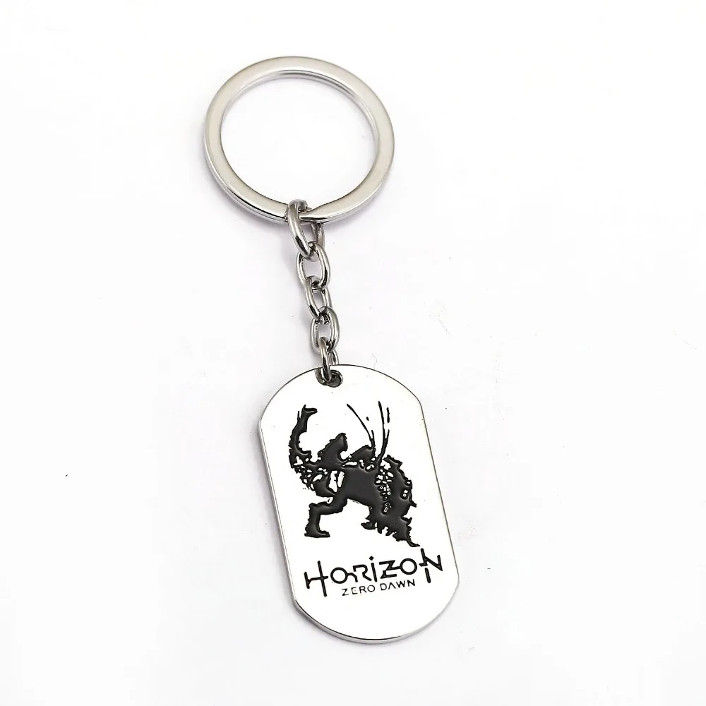 Horizon Zero Dawn брелок серебряная собака бирка брелок держатель металлическая модная Автомобильная сумка chaviro брелок подвеска Игра Ювелирные изделия