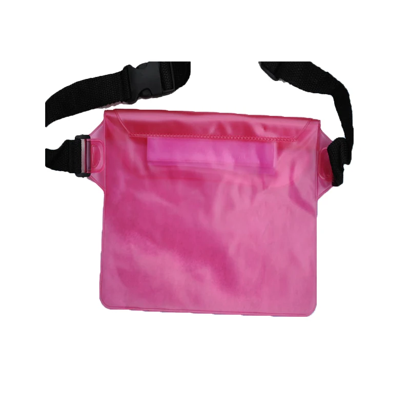 

Waterproof Pouch Phone Money Case Bag With Waist Strap Underwater Waist Belt Bag For Beach Swimming Boating Drifting Diving