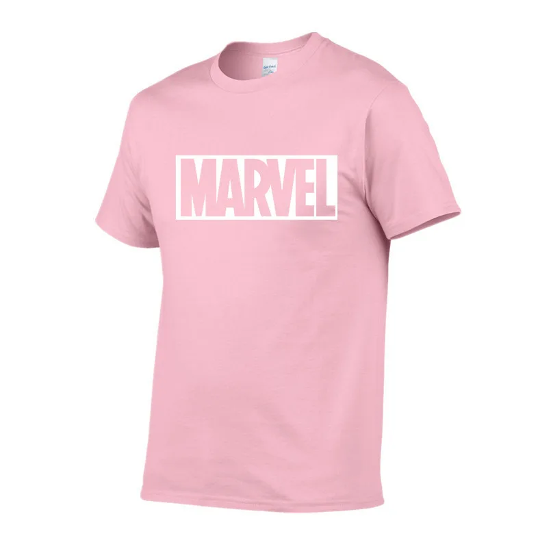Ударник Для мужчин хлопок MARVEL футболка с короткими рукавами модная много цветов