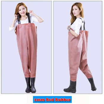 1mm Soft Rubber Waders Fishing Wader Breathable Pants Wading Boots Waterproof Suit for Fishing Fly neoprene bota pesca Fast dry