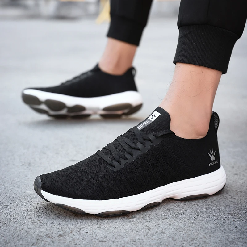 Мужские кроссовки KELME для бега спортивная обувь повседневные дышащие уличный