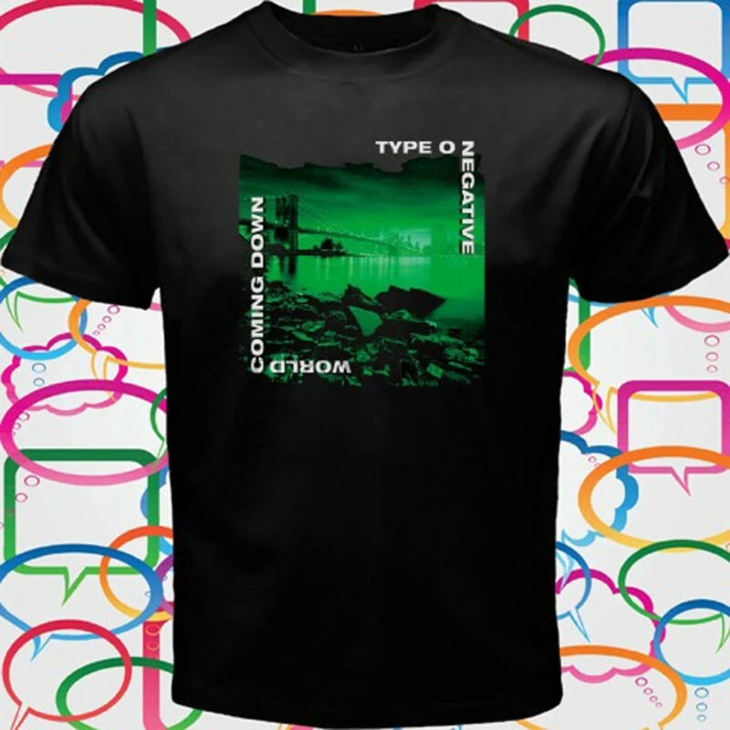 

Type O Negative World Coming Down Mens Black T-Shirt Size S M L XL 2XL 3XL