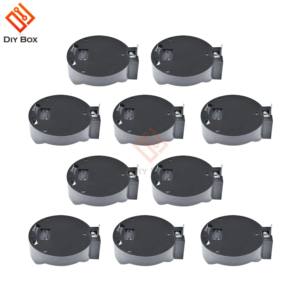 

10Pcs CR2032 CR2025 Battery Holder Box Case 3V Cell Lithium Battery Socket Coil Button Storage