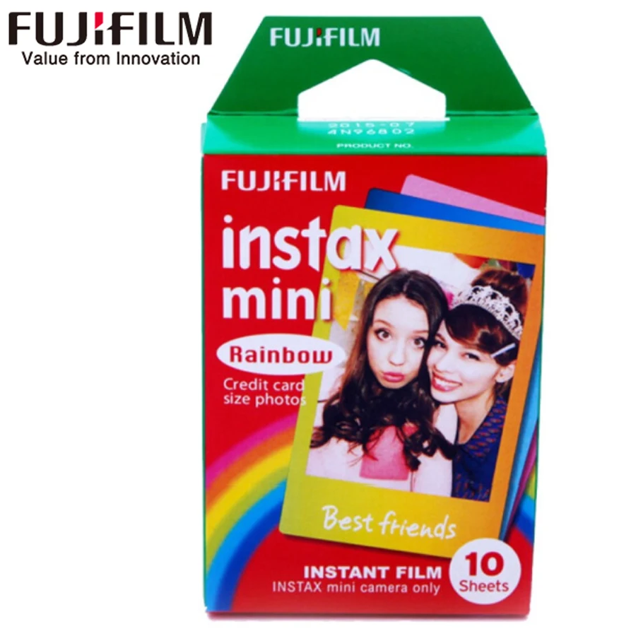 10 листов Fujifilm Fuji Instax Mini 8 пленка Радуга мгновенная камера для 8 7 s 7 50 s 50i 90 25 dw Share SP-1 камера фотобумага