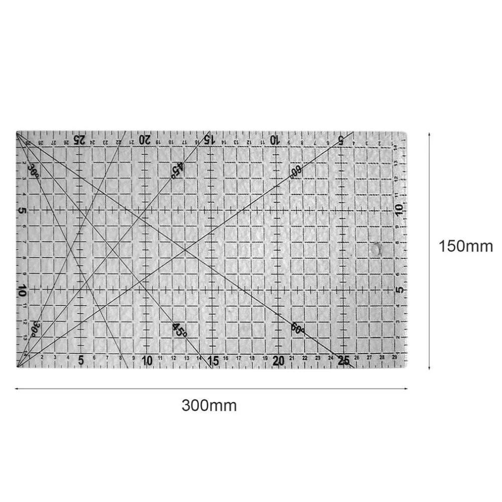 30X15 см линейка для лоскутного шитья DIY Инструмент Линейка сетка для резки портного ремесла весы правило Ремесло Швейные Инструменты швейная машина