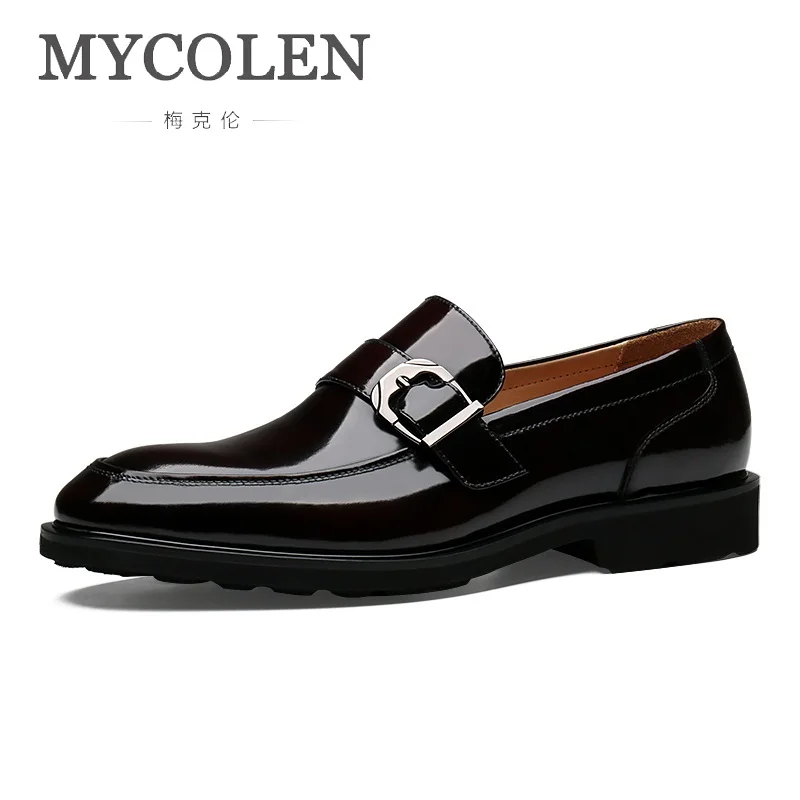 

MYCOLEN 2019 New Arrivals Genuine Leather Men Shoes Comfortable Shoes Luxury Fashion Business Mens Shoes Sepatu Kulit Pria