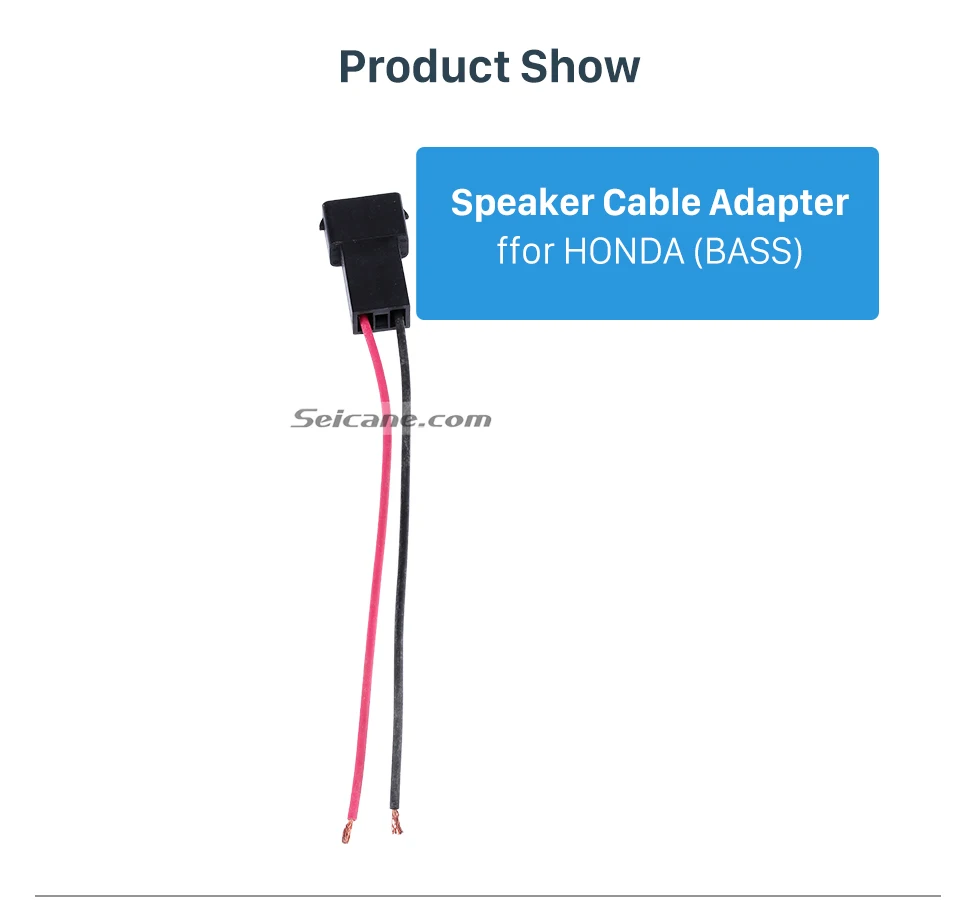 Seicane Топ автомобильный аудио динамик кабель жгут проводов адаптер для HONDA бас