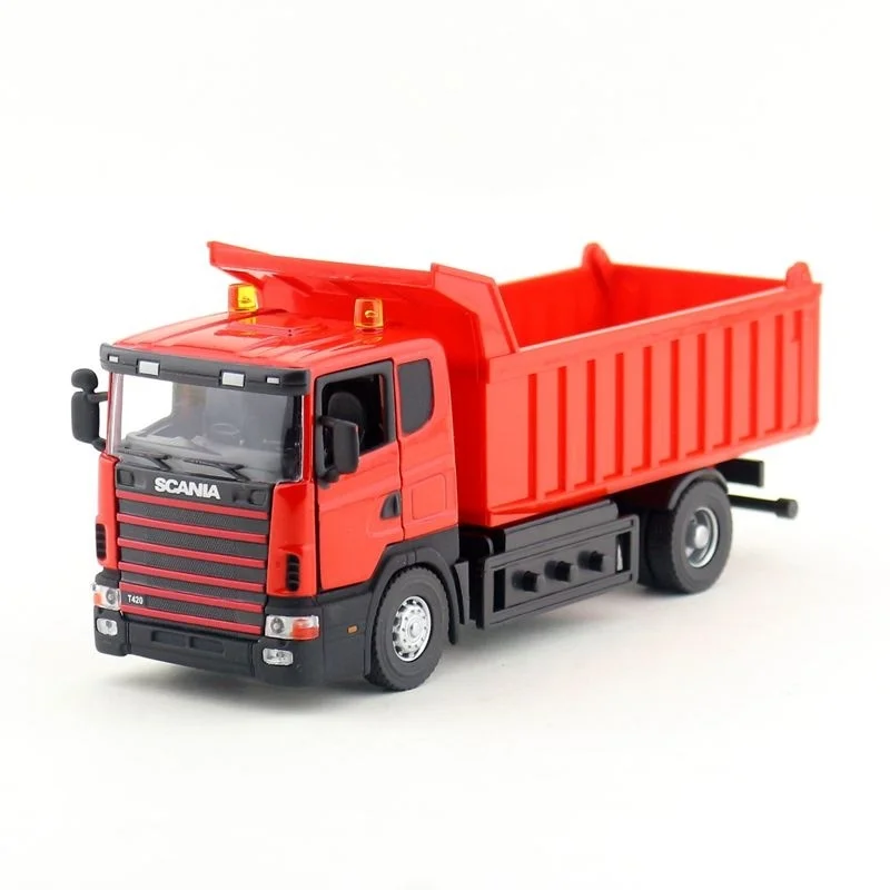 

1 Pcs 1:43 Scale/Diecast Model/SCANIA Dumper Truck Toy/Educational Collection/Gift For Children/Engineering Car