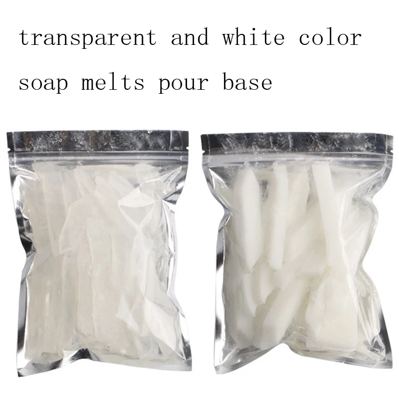 500 г прозрачное белое прозрачное мыло тает и заливает мыльную базу высокого качества DIY мыло ручной работы сырье делая материалы