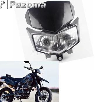 

Universal Black Motocross Supermoto Front Off Road Headlight Dirt Bike Headlamp for Kawasaki KLX 250SF D-Tracker X 250 08-19
