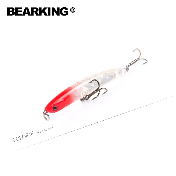 Bearking Retail  hot good fishing lures Popper,minnow quality professional baits 68mm/6.2g,swimbait jointed bait Crankbait