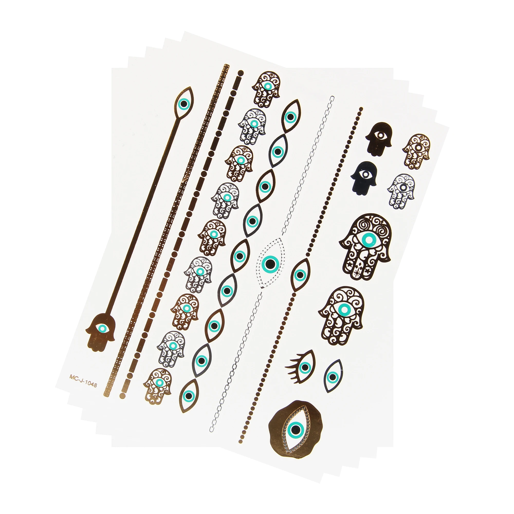 5 Sheets Body Art Painting Tattoo Stickers Temporary Tatoo Disposable