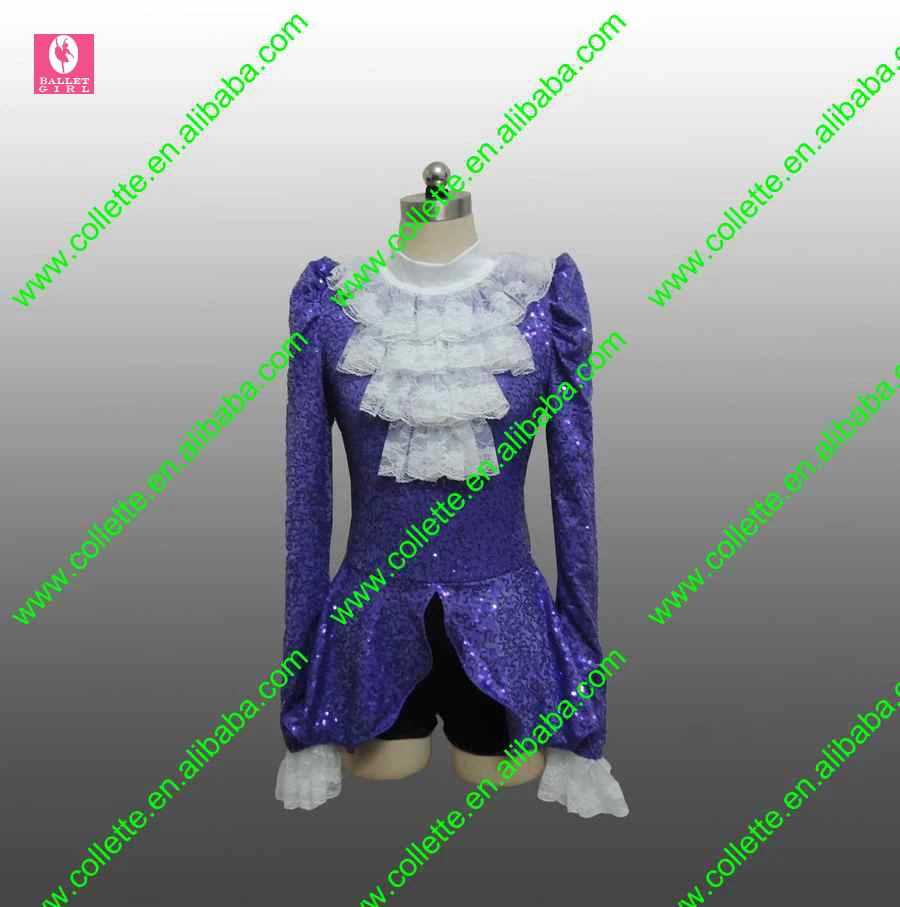 2016 New !! MBQ811 Adult sexy adult purple sequin dance jazz costumesadult jazz costumes