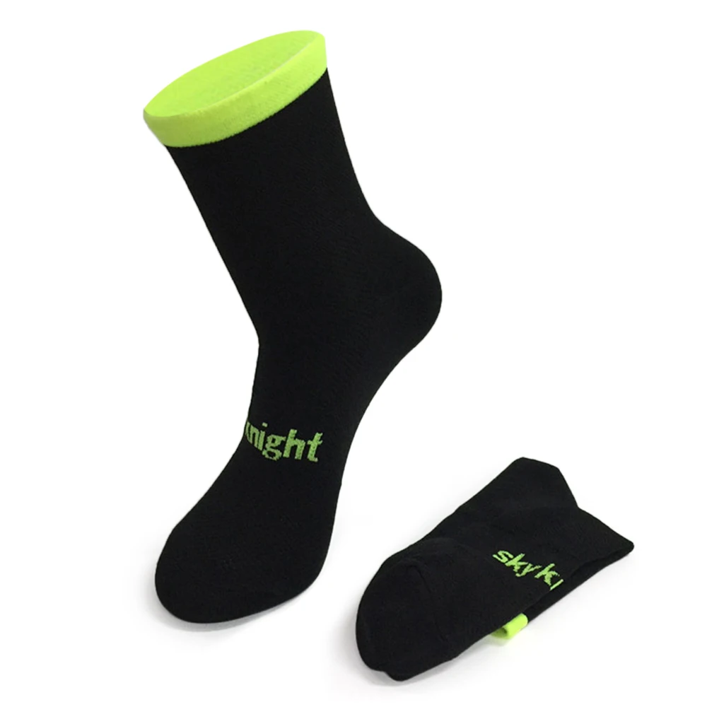 SkyKnight Moisture-Wicking Bike Cycling Socks Men Women Racing Running Gym Training Sports Sock Size 7-12
