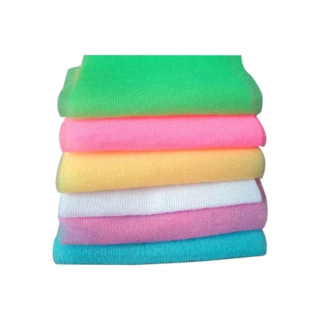 Hot Exfoliating Nylon Scrubbing Cloth Towel Bath Shower Body Cleaning