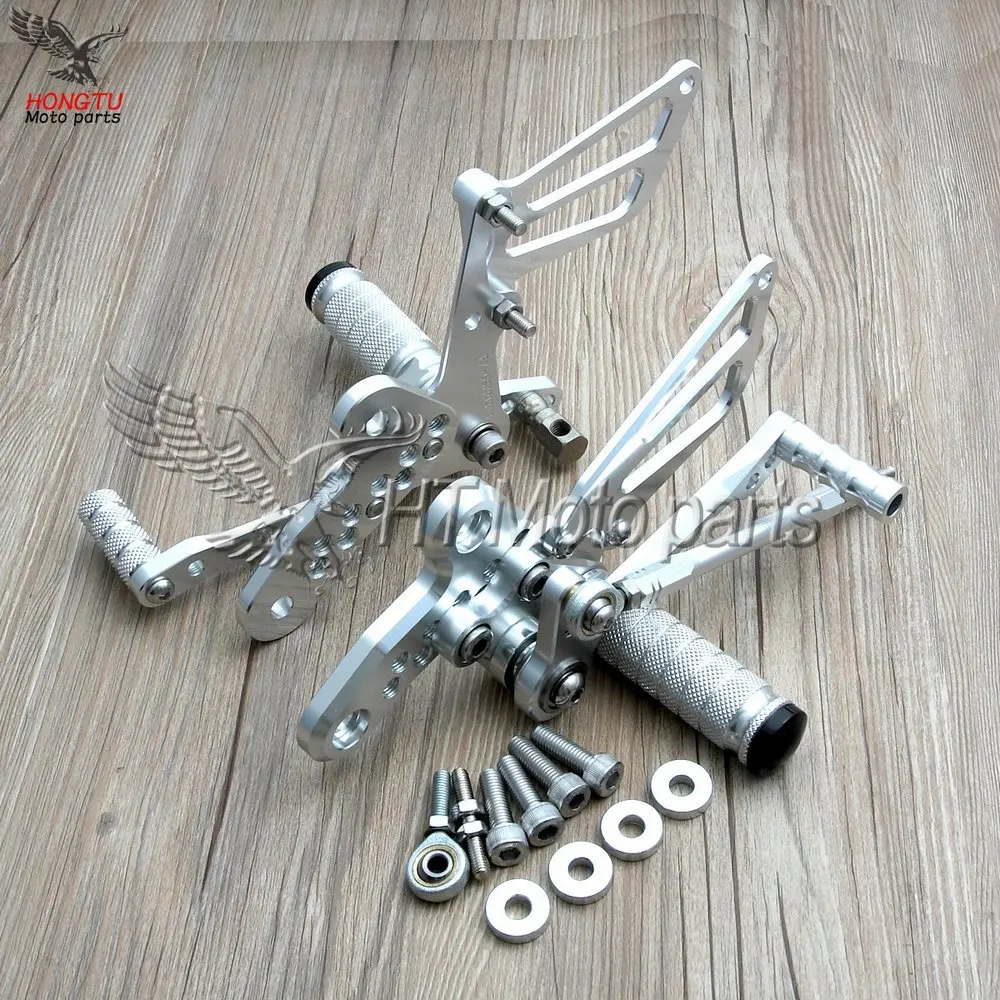 Изменение CNC Регулируемая Rearset подножка сзади набор для Suzuki Hayabusa GSX1300R 1998 1999 2000 2001 2002 2003 2004 2005 2006 2007