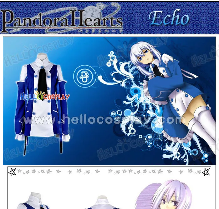 

Pandora Hearts Cosplay Echo Costume H008