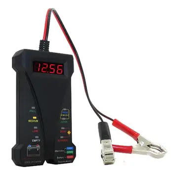 

LCD Display Digital Battery Tester Voltmeter Charging System Analyzer Automobile Tools Digital Battery Tester Voltmeter