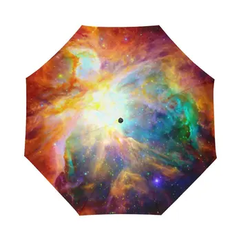 

Galaxy Space Universe Nebula Cloud Custom Foldable Rain Umbrella Wind Resistant Windproof Floding Travel Umbrella
