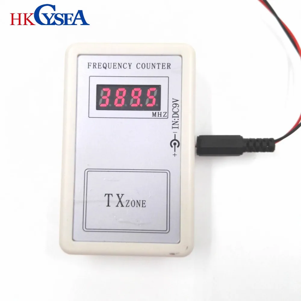 Wireless Remote control frequency counter indicator detector