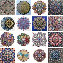 Special Shape Diamond Painting Mandala Flower Modern Pattern DIY 5D Part Drill Cross Stitch Kit Crystal Art