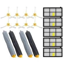 Replacement Parts For Irobot Roomba 800 & 900 Series 980 960 890 880 860 870 Robotic Vacuum, With 5 Hepa Filters, 8 Side Brush Replacement Parts For Irobot Roomba 800 & 900 Series 980 960 890 880 860 870 Robotic Vacuum, With 5 Hepa Filters, 8 Side Brush
