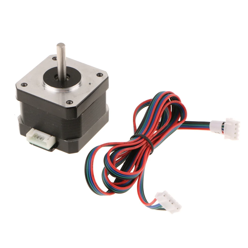 

Nema 17 Stepper Motor Bipolar 1.8A 40Ncm/78oz.in 4 Leads Adapter Cable for 4234-23 3D Printer Accessories