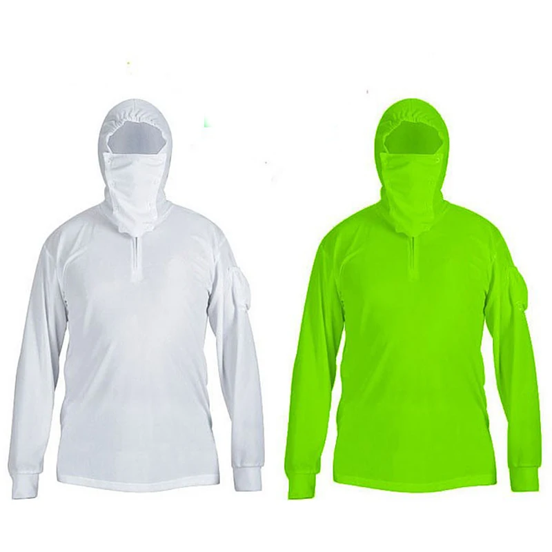 Image Quality comfortable Man s Fishing Clothing Sun Protection Clothing  Outdoor Fast Drying Jacket Hoodies Antimosquito Jaqueta New