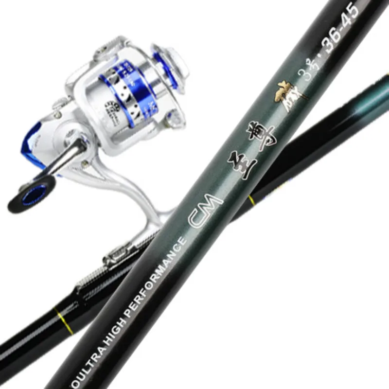  High Quality Positioning Rock Fishing Rod High Carbon Sea Telescopic Rod Super Hard Hand Rod Fishin