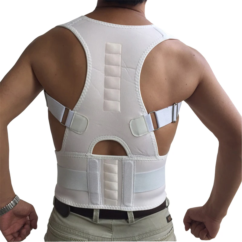

KSY Magnetic Therapy Adult Back Corset Shoulder Lumbar Posture Corrector Bandage Spine Support Belt Back Support Posture Correct