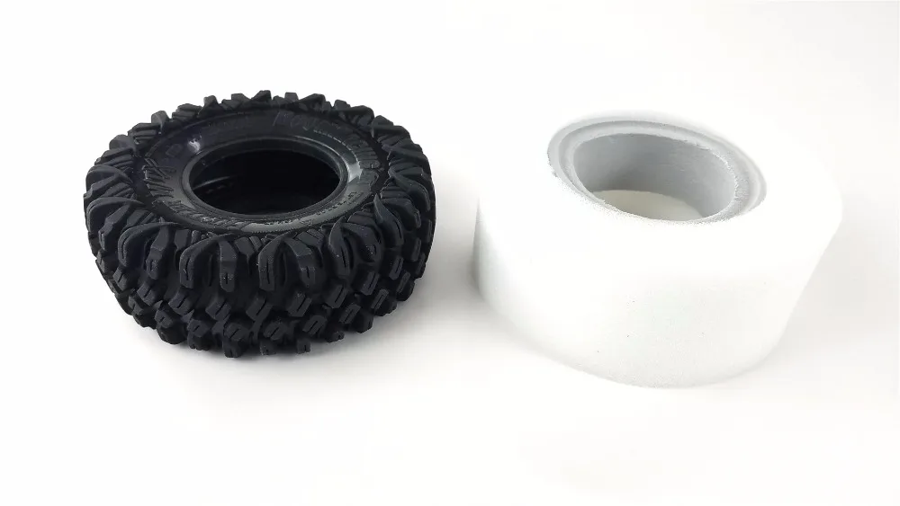 

2PCS Super Grip RC CRAWLER CAR 106/113/120 RC Thick Wheel Tires FOR 1:8 SCALE Axial SCX10 RC4WD D90 For 3.2 Inch Cutting Tire