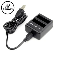 Usb двойной порт разъем для зарядного устройства зарядки док пункт аксессуары для gopro hero 4 ahdbt-401 аккумулятор новый дуа baterias com usb