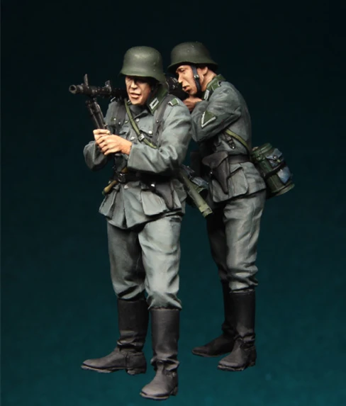 Details about   1/35 Resin Figure Model Kit German Soldiers Infantry WWII Unpainted Unassambled 