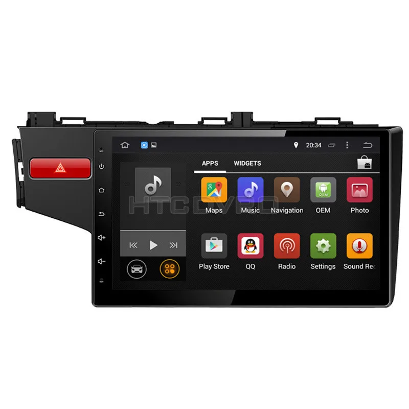 Cheap YMODVHT 10.1inch Octa Core 4GB+32GB Android 9.0 Car DVD Player for Honda FIT / JAZZ 2014- Radio Stereo GPS Navigation 3