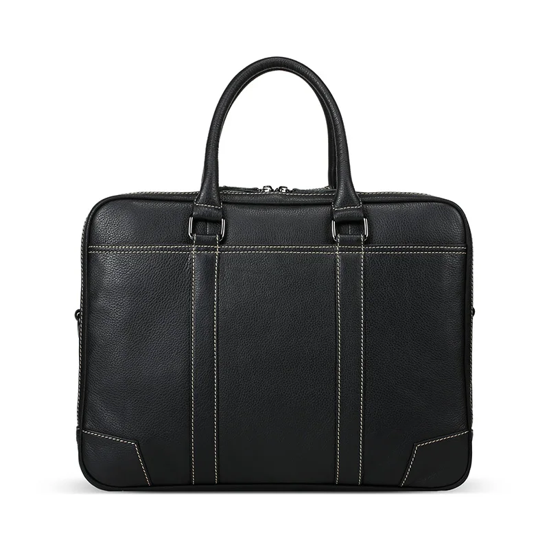 Мужской деловой портфель классический из натуральной кожи 2019|classic briefcase|brand