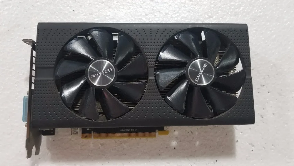 

Used,Sapphire Radeon RX580 4GB GDDR5 PCI Express x16 3.0 video gaming graphics card external graphics card for desktop