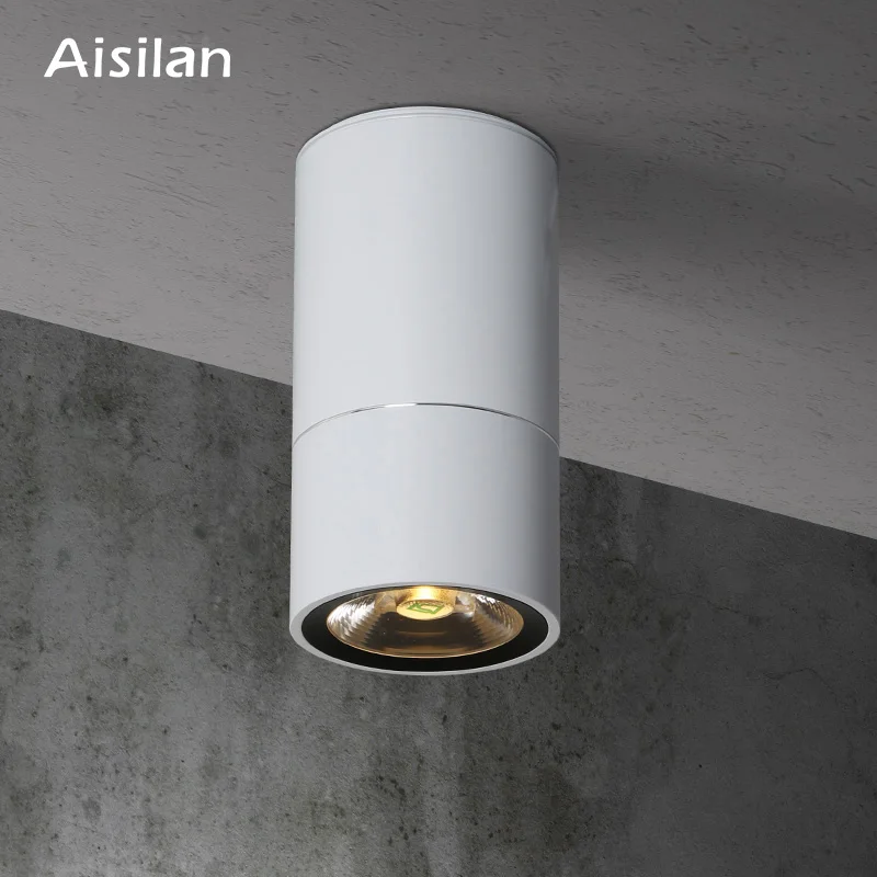Lâmpada do Teto para Sala Sala de Estar Aisilan Moderno Levou Downlight Superfície Montado de Estar Cozinha Quarto Luminárias Ac85 260v 7 w Milight