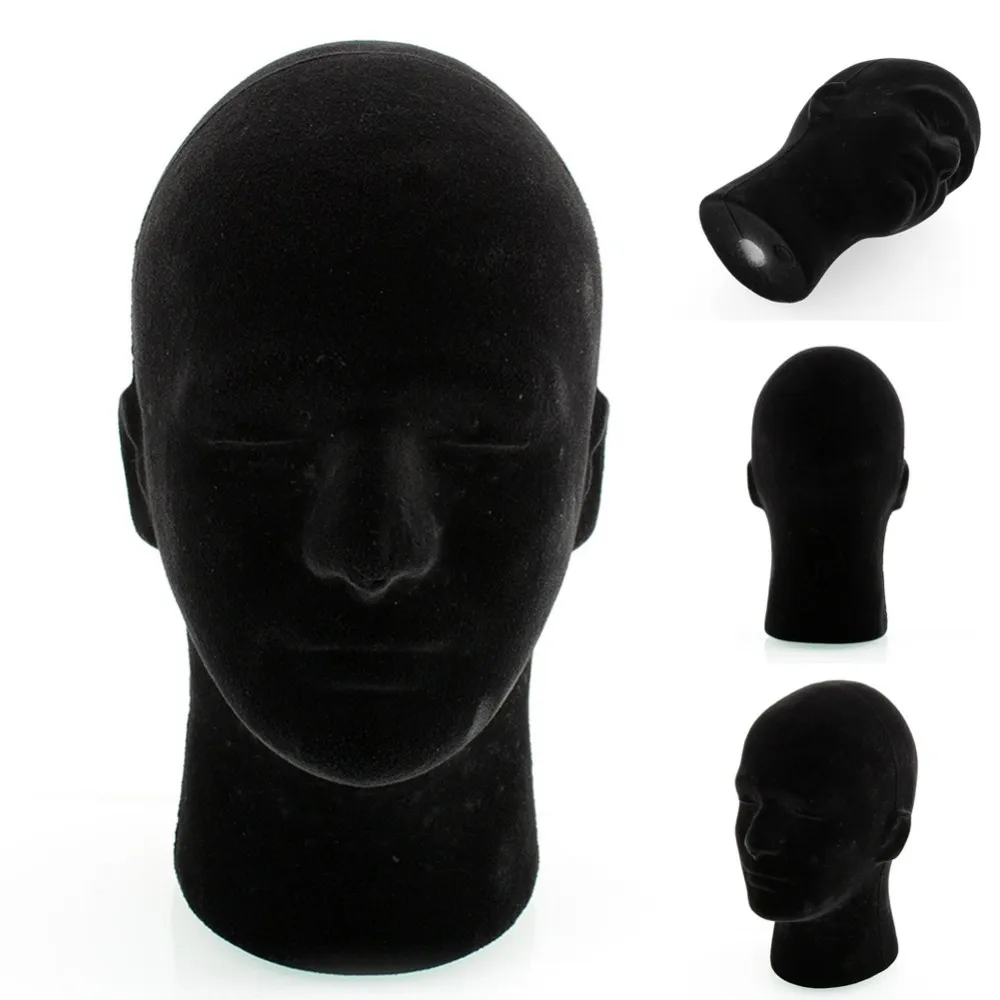 Black/White Styrofoam Foam Mannequin Manikin Head Stand Model Glasses Display