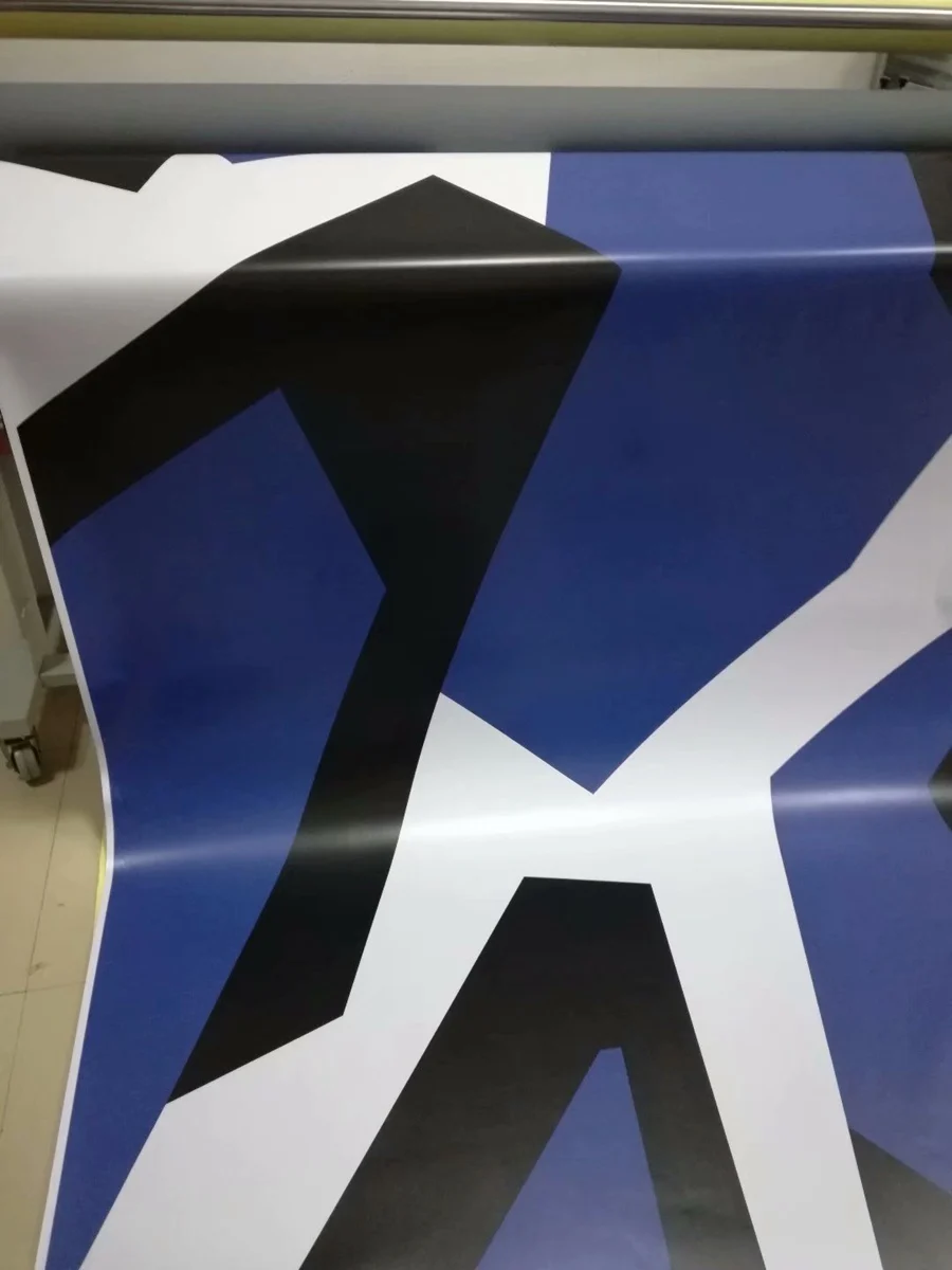 blue large pixel camo vinyl car wrapping film foil covering  (4)