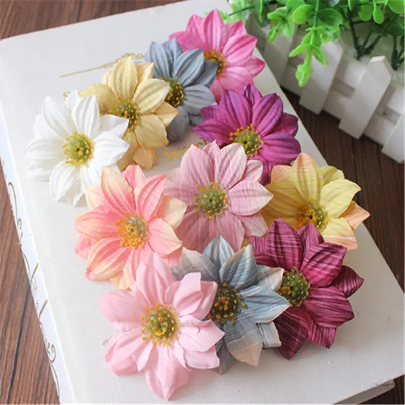 artificial silk sunflowers