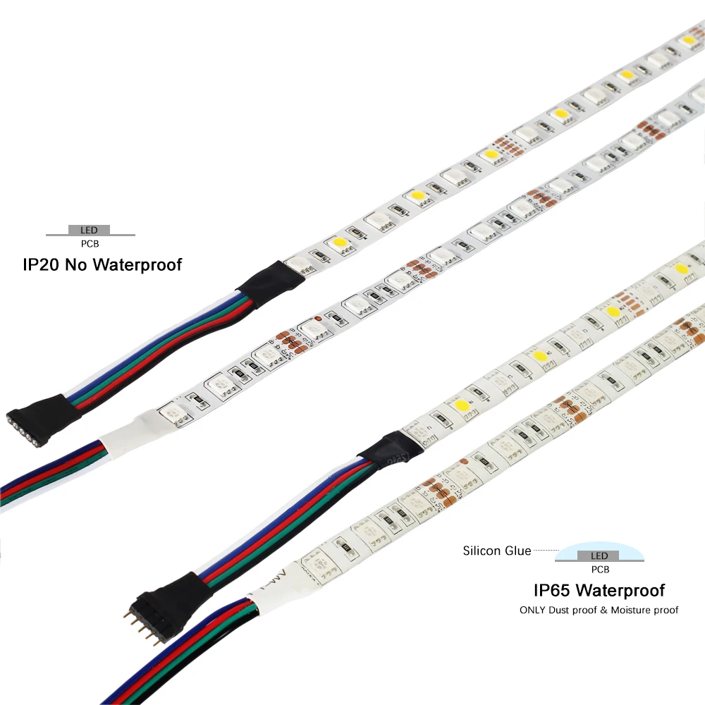 Светодиодная лента 12 в пост. Тока 5050 RGB RGBW RGBWW 5 м 10 20 60 светодиодов/м + сенсорный