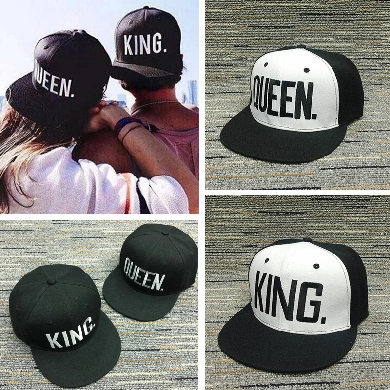 2017 Queen King Baseball Cap Hip Hop Letter Print Caps Couple Snapback Hats 2017 Queen King Baseball Cap Hip Hop Letter Print Caps Couple Snapback Hats