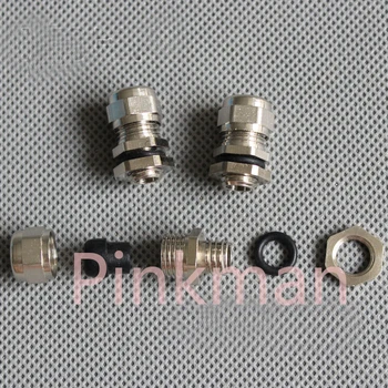 

10pcs American system NPT1/2 Nickel Brass Cable Glands Apply to Cable 6-12mm